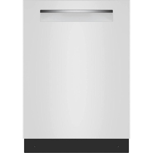 Bosch 500 Series 24 In. White Top Control Pocket Handle Dishwasher SHP65DM2N
