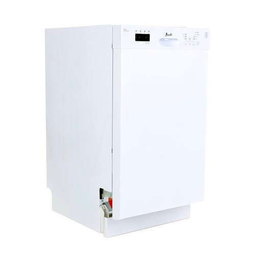 Avanti PRO 18 In. Built-In Dishwasher, White Dwf18v0w