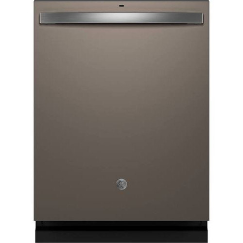 GE ENERGY STAR 24 In. Top Control SmartHQ Dishwasher With Ss Interior, Sanitize Cycle, Dry Boost, Slate