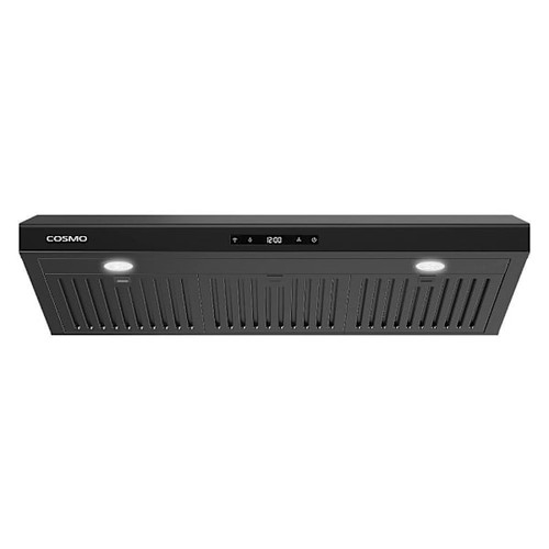 36 In. Haven Collection 500 CFM Ducted Under Cabinet Range Hood, Touch Controls, LED Lights In Matte Black