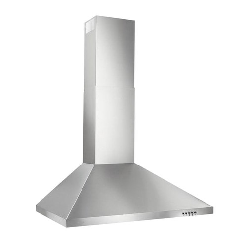 Broan 30" Convertible European Style Wall-Mounted Chimney Range Hood,stainless