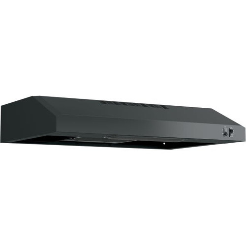 GE 30 In. Under Cabinet Convertible Range Hood, 200 Cfm, Black, ADA