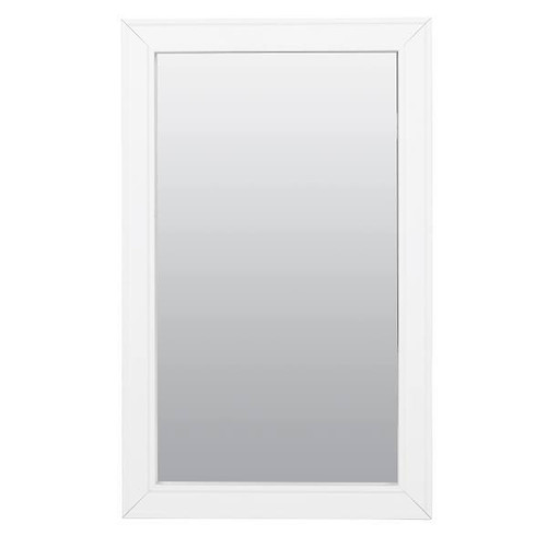 Zenna Professional Recess Medicine Cabinet With Mirror, 16.25" X 26.25", White EST9910R1W