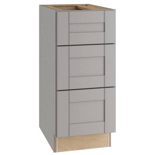 Mill's Pride Richmond Shaker Kitchen Cabinet, Drawers, Vesuvius Gray, 18x34.5x24 BD18-RVG