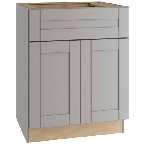 Mill's Pride Richmond Shaker Rta Kitchen Cabinet, Vesuvius Gray, 30"X34.5"X24" B30-RVG