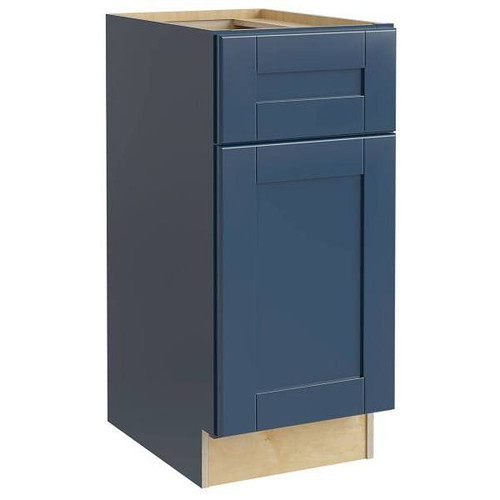 Mill's Pride Richmond Shaker Rta Kitchen Cabinet, Valencia Blue, 21"X34.5"X24" B21-RVB