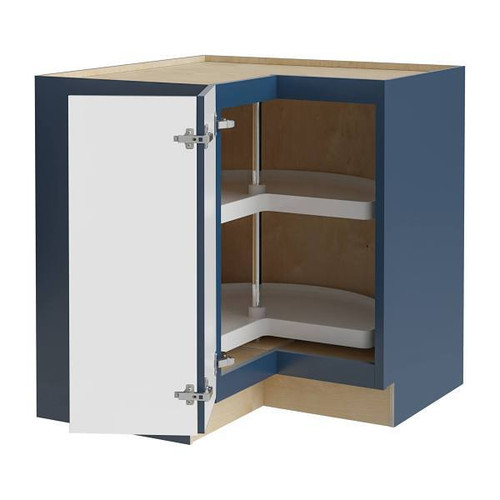 Mill's Pride Richmond Shaker Rta Corner Cabinet, Valencia Blue, 24"X34.5"X21" EZR3621SS-RVB