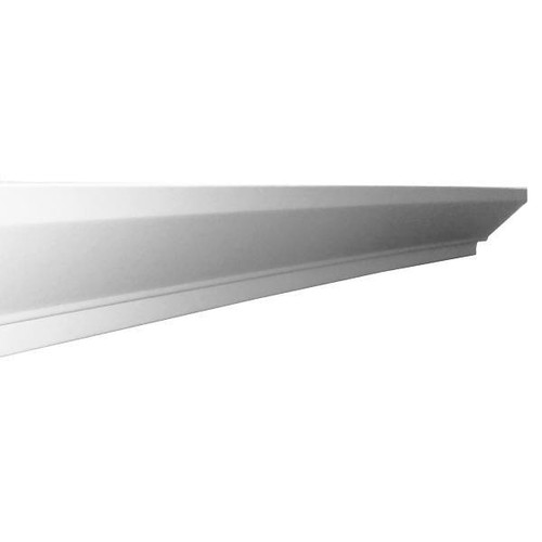 Mill's Pride Richmond Crown Molding, Verona White, 96"X2.875"X2.75" CMV8-RVW