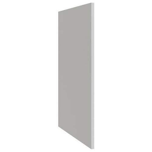 CNC CABINETRY Luxor Base End Skin, 0.25"W X 34.5"H X 23.25"W, Shaker Misty Grey L03-FSB