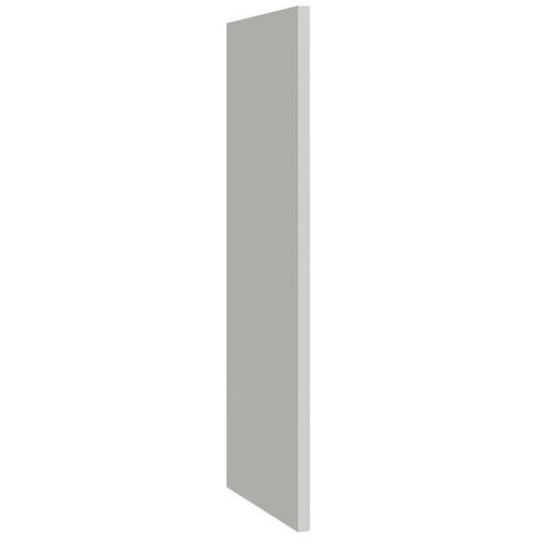 CNC CABINETRY Luxor Wall End Skin, 0.25"W X 30"H X 11.25"D, Shaker Misty Grey L03-FS30