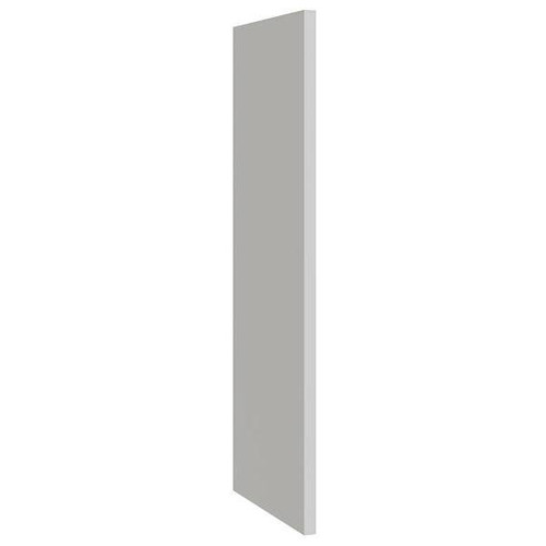 CNC CABINETRY Luxor Wall End Skin, 0.25"W X 96"H X 23.25"D, Shaker Misty Grey L03-FS9624
