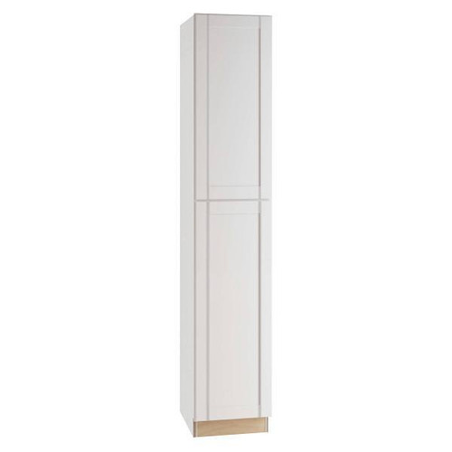 Mill's Pride Richmond Shaker Rta Pantry Cabinet, Verona White, 18"X96"X24" U182496-RVW