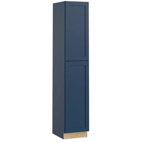 Mill's Pride Richmond Shaker Rta Pantry Cabinet, Valencia Blue, 18"X96"X24" U182496-RVB
