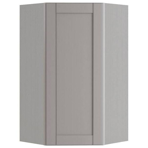 Mill's Pride Richmond Shaker Corner Kitchen Cabinet, Vesuvius Gray, 24"X36"X12" WA2436-RVG