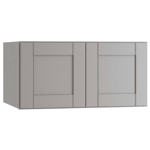 Mill's Pride Richmond Shaker Rta Wall Cabinet Double, Vesuvius Gray, 36"X24"X12" W3624-RVG