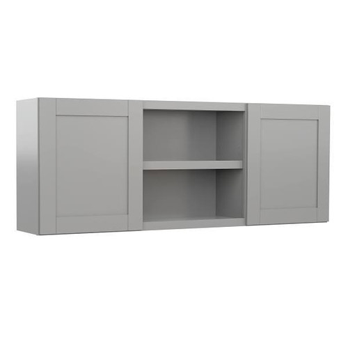 Mill's Pride Richmond Shaker Rta Wall Laundry Cabinet, Vesuvius Gray 60"X23"X12" W6023-RVG