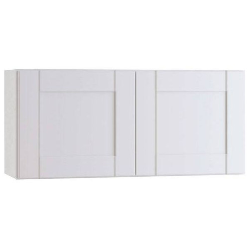 Mill's Pride Richmond Shaker Rta Wall Cabinet, Double, Verona White, 24"X12"X12" W2412-RVW