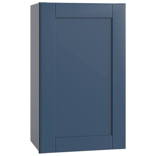 Mill's Pride Richmond Shaker Rta Wall Cabinet Single, Valencia Blue, 18"X30"X12" W1830-RVB