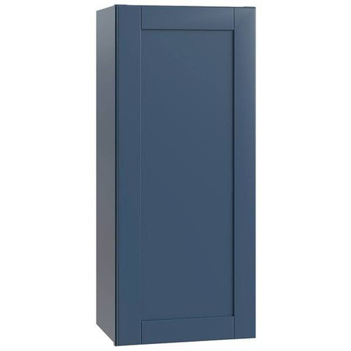 Mill's Pride Richmond Shaker Rta Wall Cabinet Single, Valencia Blue, 18"X36"X12" W1836-RVB