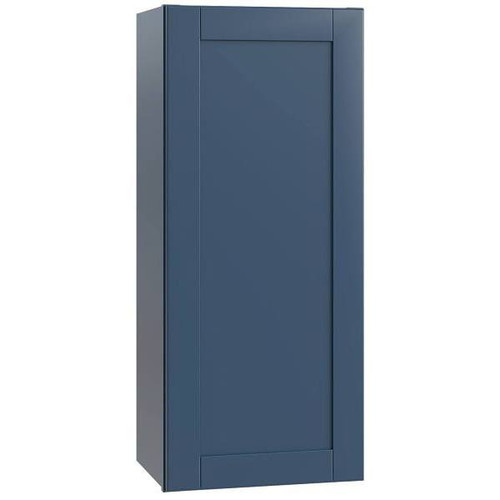 Mill's Pride Richmond Shaker Rta Wall Cabinet Single, Valencia Blue, 18"X42"X12" W1842-RVB