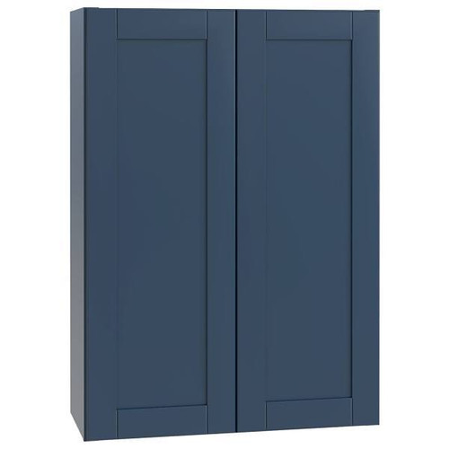 Mill's Pride Richmond Shaker Rta Wall Cabinet Double, Valencia Blue, 24"X42"X12" W2442-RVB