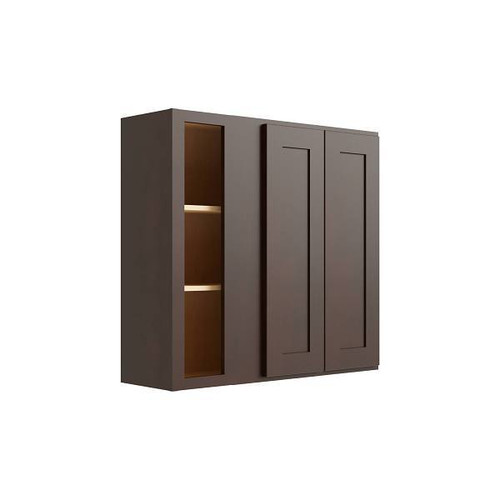 CNC CABINETRY Luxor Blind Wall Cabinet, 39"W X 30"H X 12"D, Shaker Espresso L11-BLW39/4230