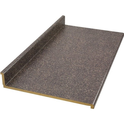 Vt Industries 10 Ft Tempo Waterfall Edge Laminate Kitchen Countertop (Blackstar)