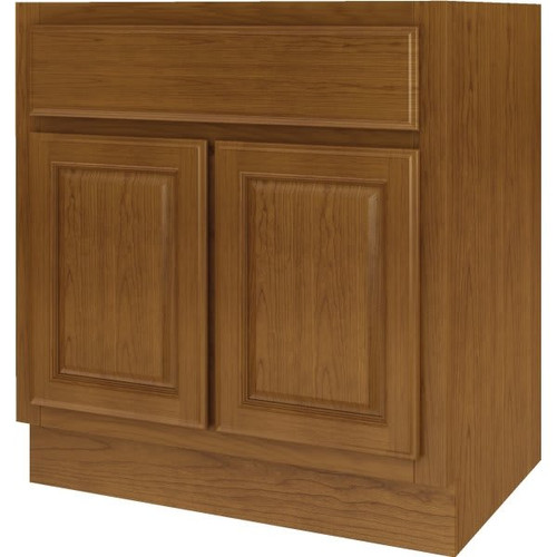 Seasons Bath Vanity Base Cabinet, 30w X 34-1/2h X 21d, Caramel Finish