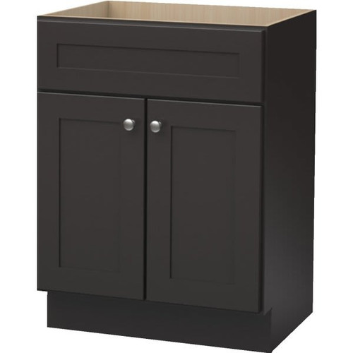 Seasons Bath Vanity Base Cabinet, 24w X 34-1/2h X 18d, Espresso Finish