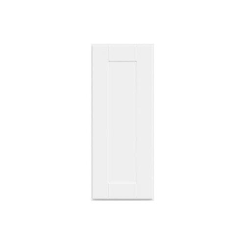 Hampton Bay 12in. W X 30in. H X 12in. D Shaker Assembled Wall Cabinet, Satin White