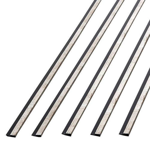 Fasade 47" Vinyl J Trim, Vintage Metal, Package Of 5