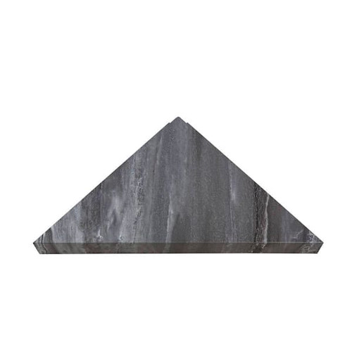 Palisade Vinyl Corner Shower Shelf, 14.56" X 7.12", Hermitage Granite