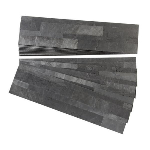 Aspect Stone Charcoal Slate Backsplash Kit