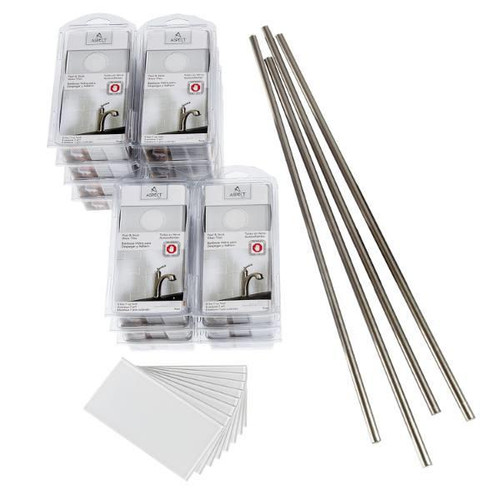 Aspect Glass Frost Backsplash Kit