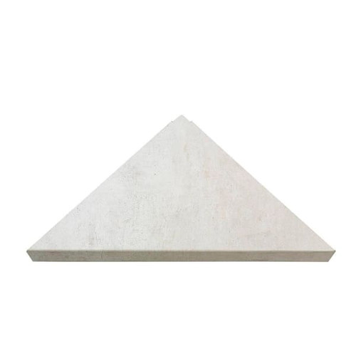 Palisade Vinyl Corner Shower Shelf, 14.56" X 7.12", Wintry Mix