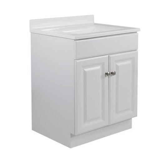 Design House Wyndham 24 In. W X 21 In. D Unassembled Vanity Cabinet Only White