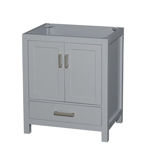 Wyndham Sheffield Gray Wood Single Bathroom Vanity 30" X 22" Without Countertop