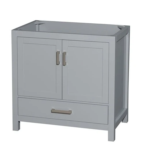 Wyndham Sheffield Gray Wood Single Bathroom Vanity 36" X 22" Without Countertop