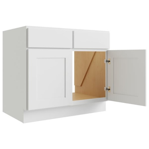 CNC CABINETRY Luxor White Sink Base Cabinet 42w X 34.5h