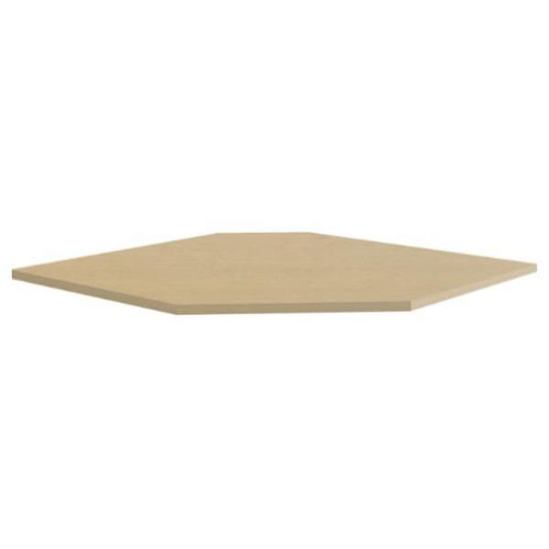 CNC CABINETRY Luxor White - Diagonal Corner Sink Floor - 36w X 0.75h