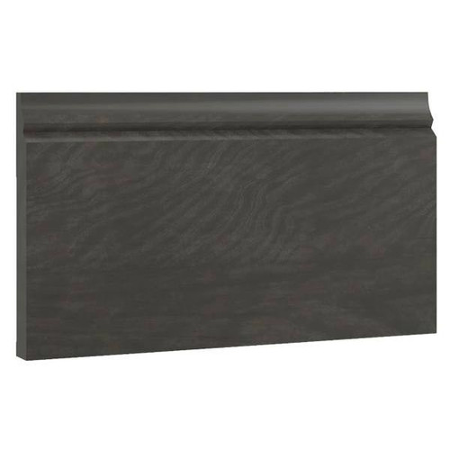 CNC CABINETRY Luxor Smoky Grey Base Molding, Shaker 96w X 4.5h
