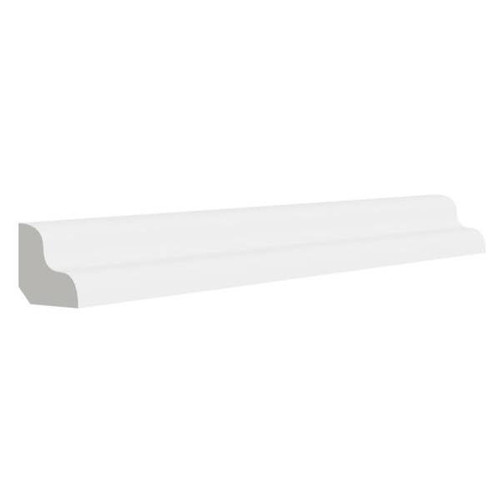 CNC CABINETRY Luxor White Inside Corner Molding 0.75w X 96h