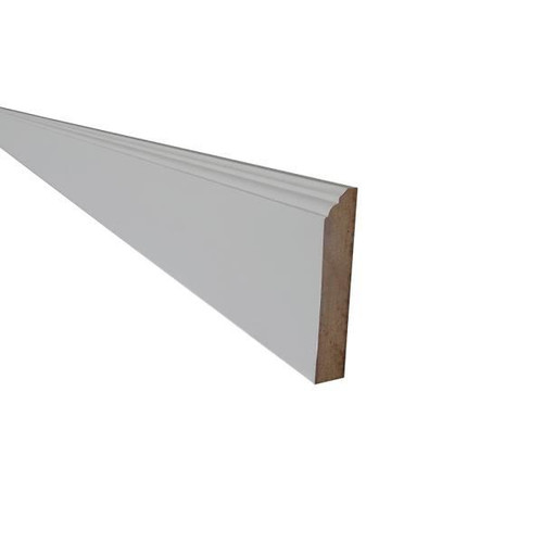 Newport 96 In. W X 0.75 In. D X 4 In. H In Solid Wood Kitchencabinet Furniture Base Molding In Pearl Gray