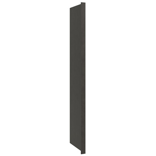 CNC CABINETRY 1 X 24 X 96 In. Luxor Refrigerator End Panel (Smoky Grey)