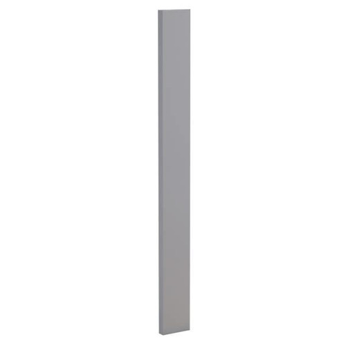 Newport 3 In. W X 0.75 In. D X 36 In. H Solid Wood Kitchencabinet Filler In Pearl Gray