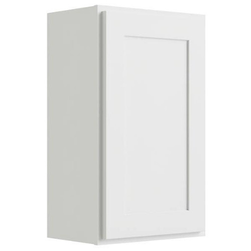 CNC CABINETRY 12" W X 30" H 1 Door Wall Cabinet, Luxor White