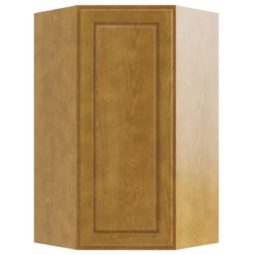 CNC CABINETRY Country Oak Corner Wall Cabinet 23.875w X 42h