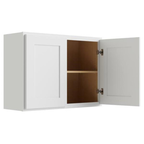 CNC CABINETRY Luxor White Wall Cabinet 27w X 24h