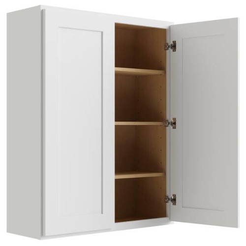 CNC CABINETRY Luxor White Wall Cabinet 36w X 42h