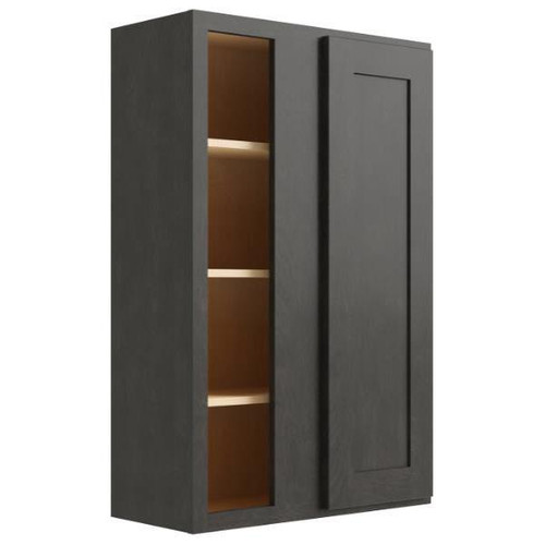 CNC CABINETRY Luxor Smoky Grey Blind Wall Cabinet 27w X 42h